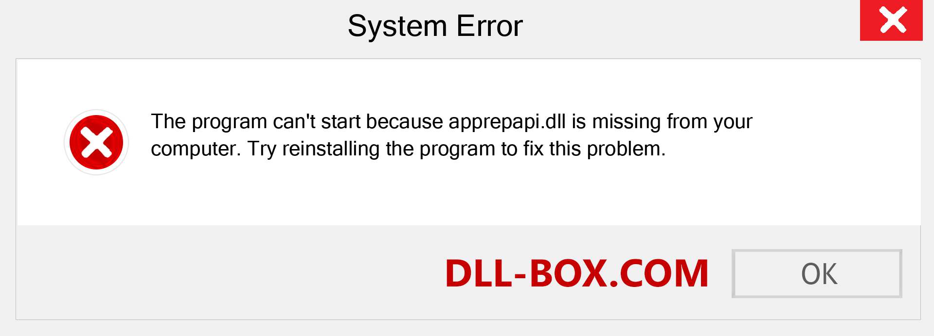  apprepapi.dll file is missing?. Download for Windows 7, 8, 10 - Fix  apprepapi dll Missing Error on Windows, photos, images